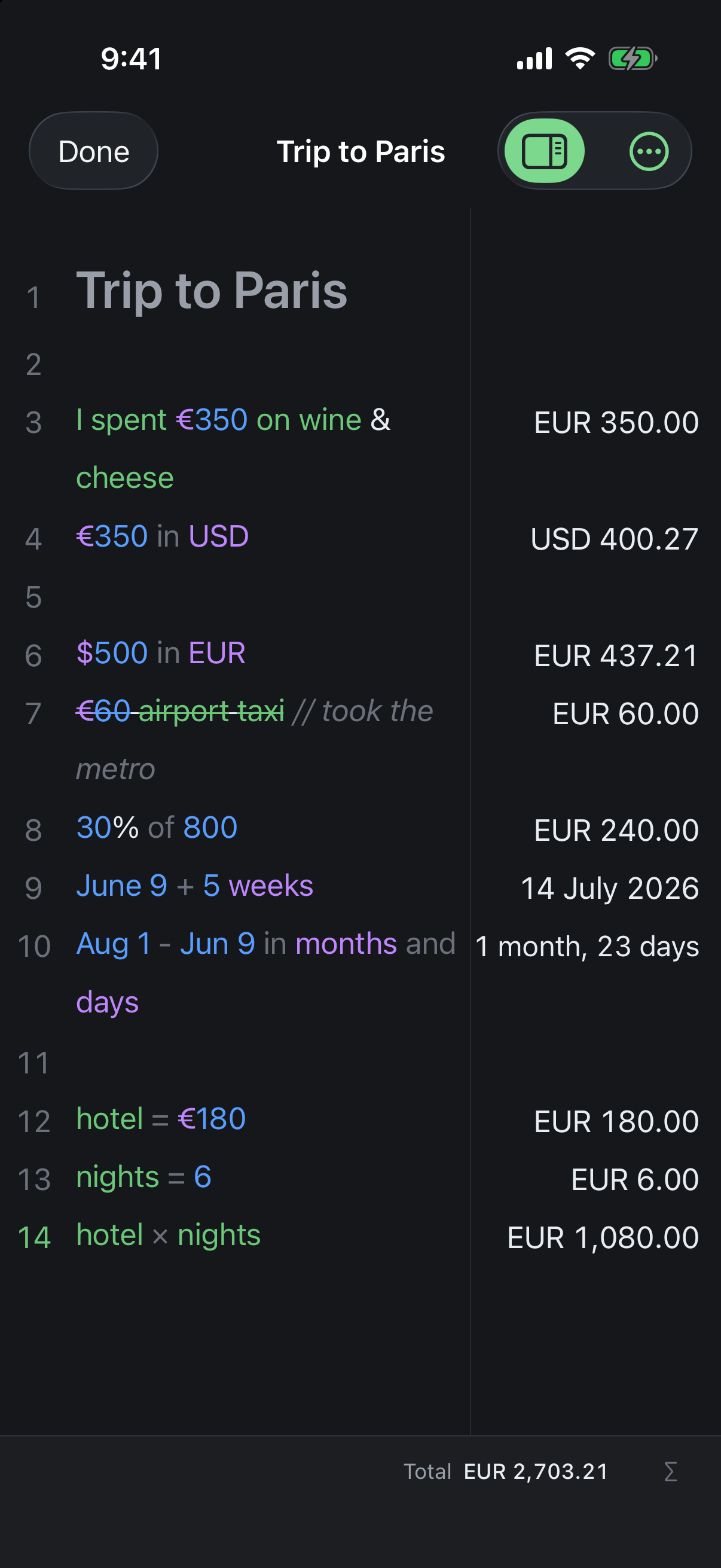 Currency conversions in Arithmos